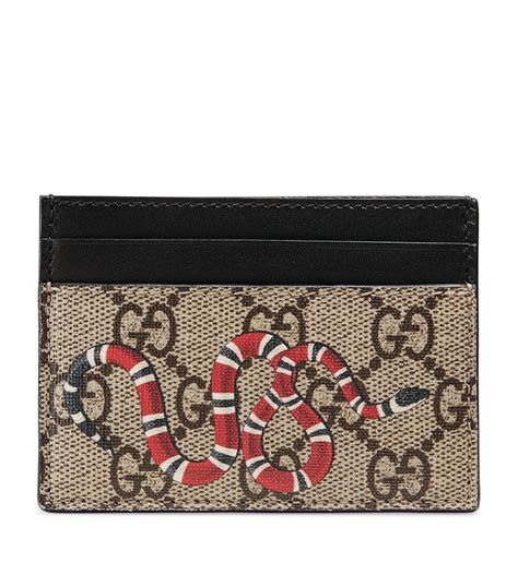 Gucci kingsnake card holder